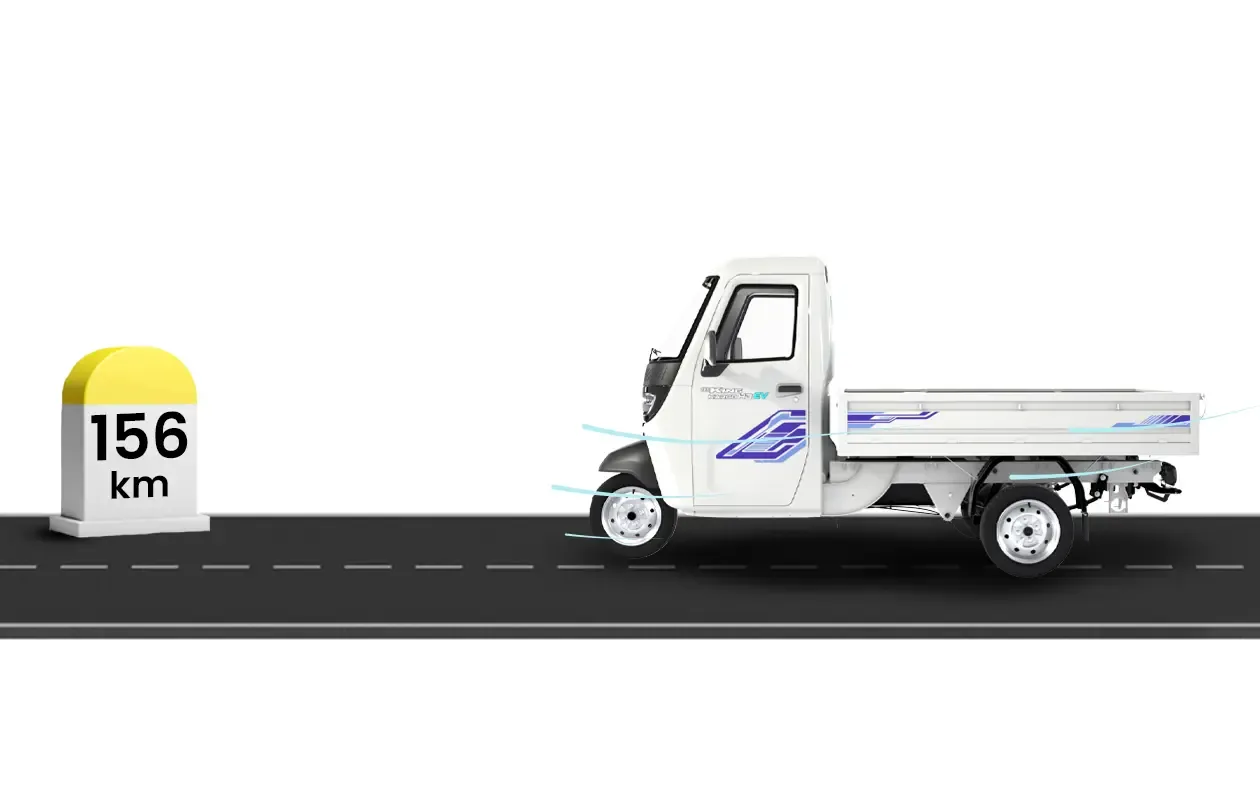 TVS King Kargo HD EV long driving range