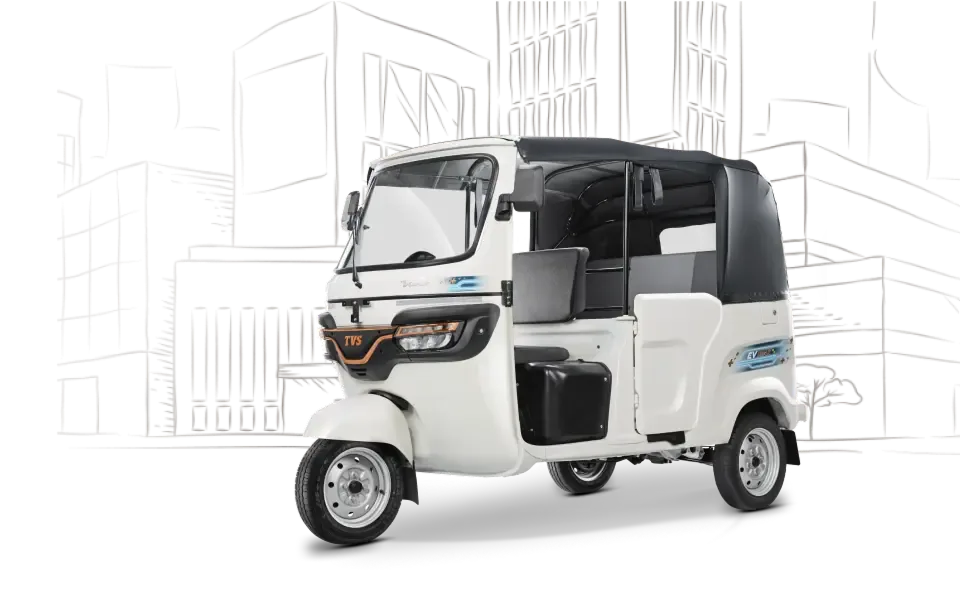 TVS King EV Max electric passenger auto