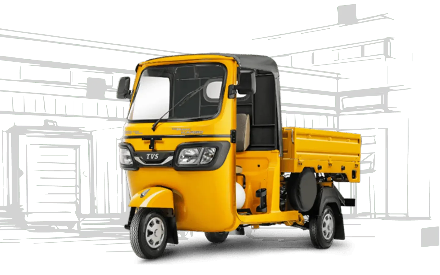 TVS King Kargo CNG goods carrier